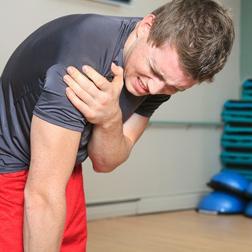 Chronic Pain San Marcos TX Man With Shoulder Pain